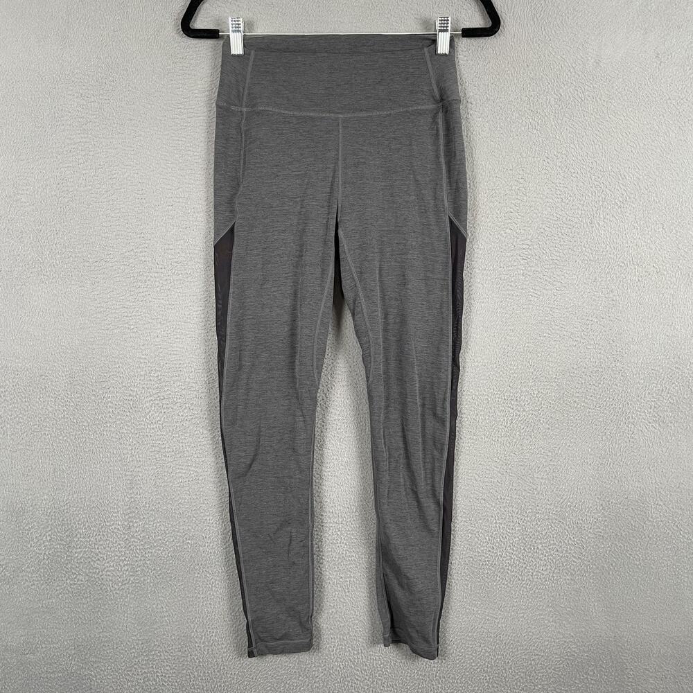 Stori. Leggings Womens 8 Gray RESULTS TIGHT Ankle Skinny Gym Yoga Performance